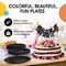 50 Count Black Paper Plates 9 Inch Elegant Disposable Dinnerware for Events and Parties
